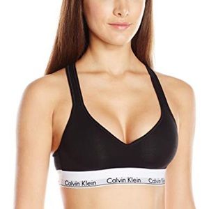 Black Calvin Klein Super Comfy Bralette